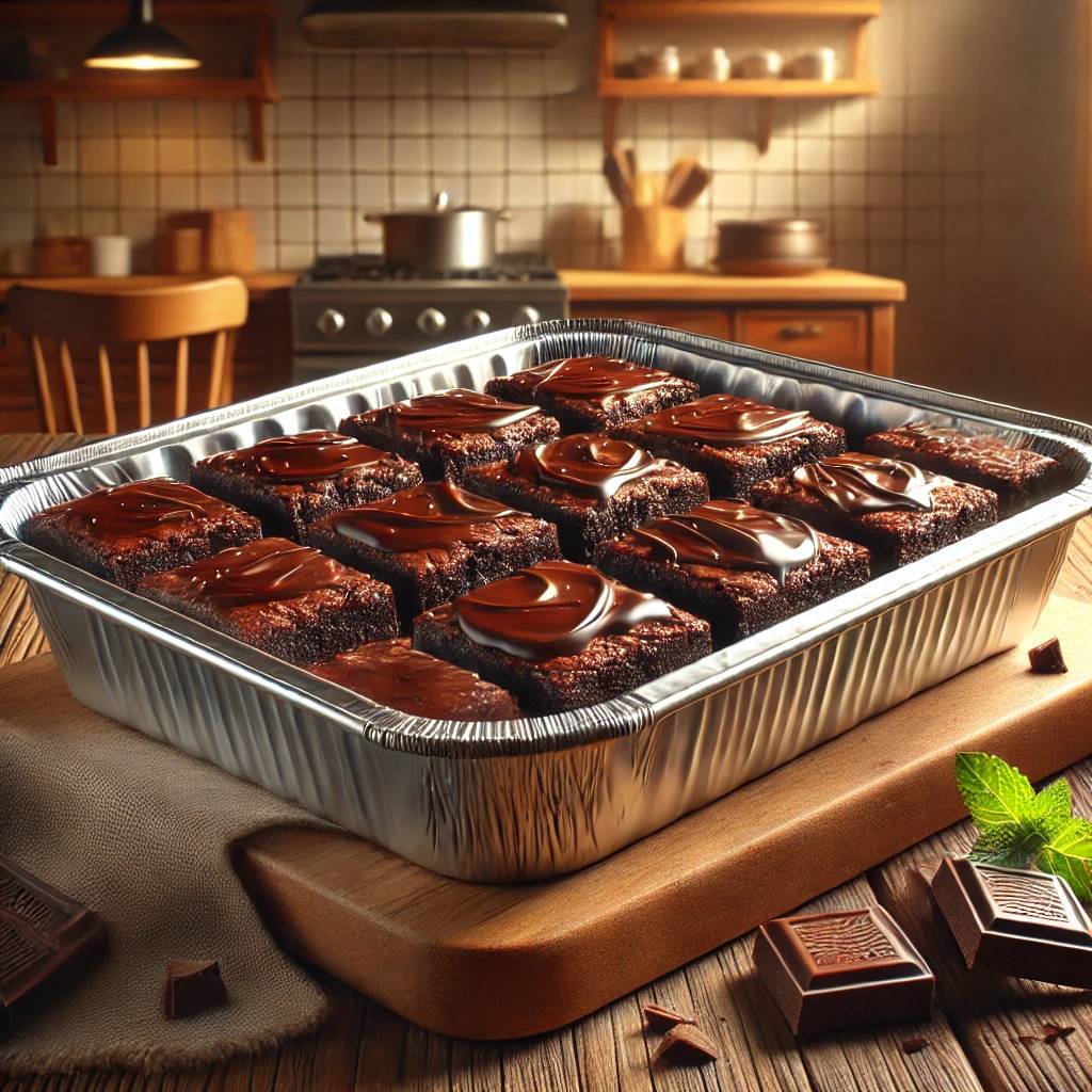 The Ultimate Recipe for Perfectly Baked Brownies in Disposable Foil Pans