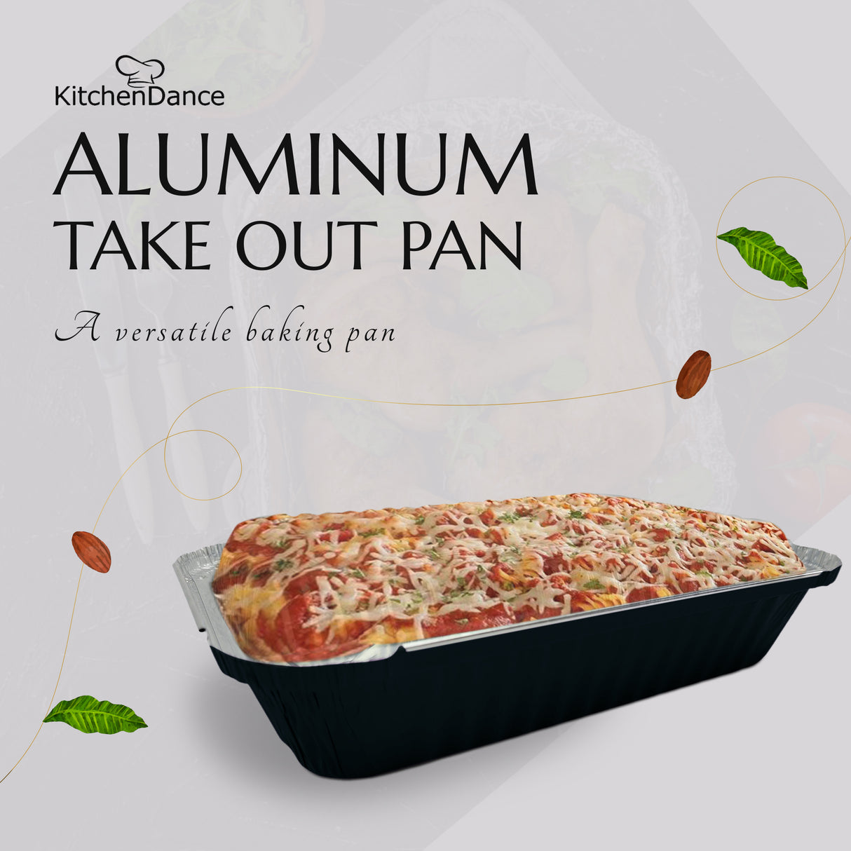 1½ lb. Shallow Oblong Foil Pan w/ Plastic Lid - Case of 1000  #6417P