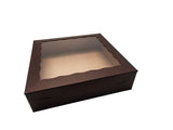 14 x 10 x 4 Colored Lock Tab Window Bakery Boxes - Case of 100 - #14104W