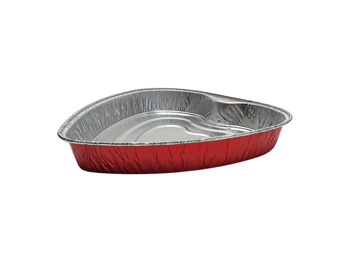 Disposable Heart Shaped Aluminum Foil Baking Pan - Case of 100 - #339