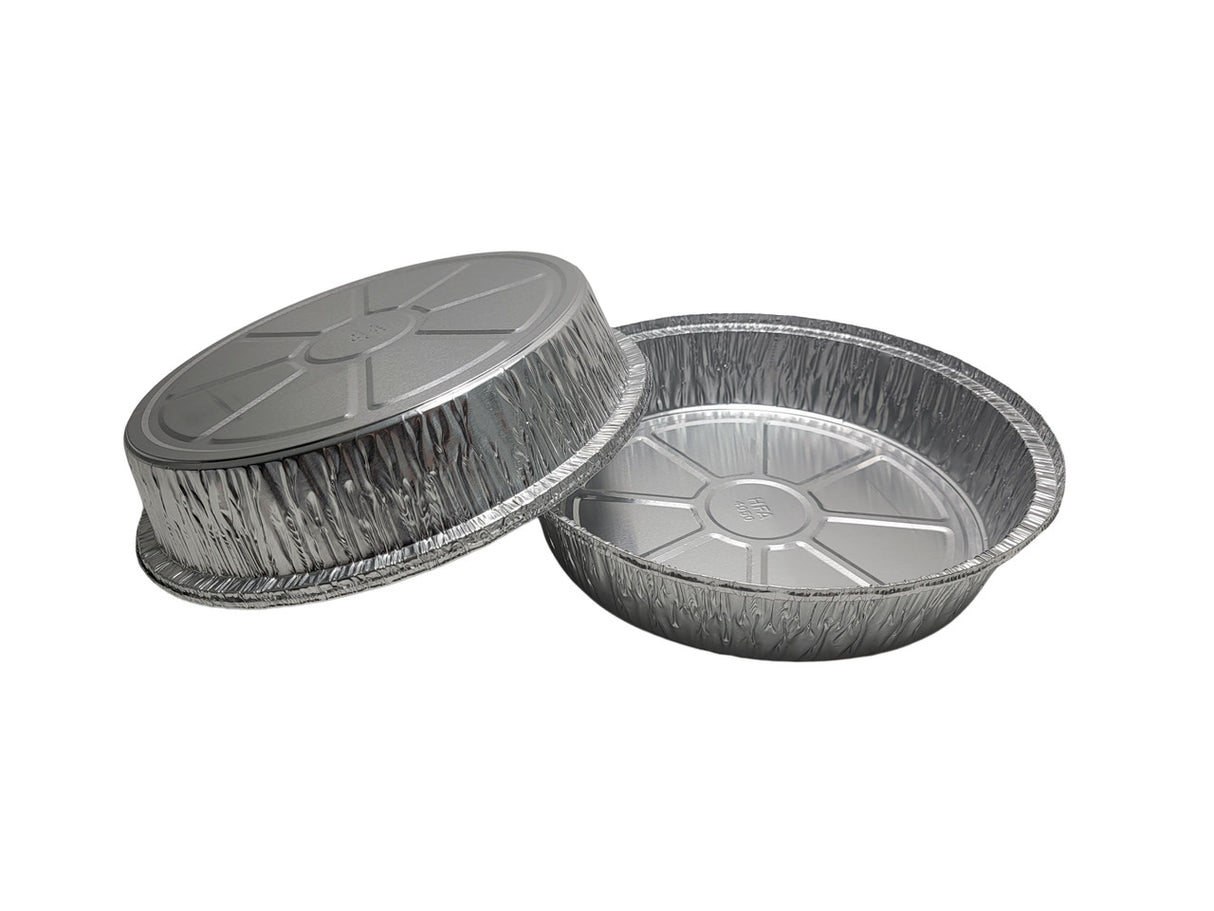 10" Round Carryout Pan with Plastic Lid  Case of 250 - #260P