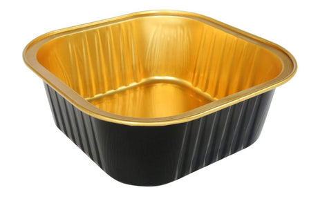 11 oz  Square Colored Aluminum Dessert Pans - Case of 1000  #A24NL