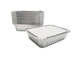 1½ lb. Foil Carryout Pan with Board Lid - Case of 500 - #235L