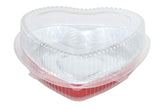 Heart Shaped Foil Pan with Clamshell Container - Case of 100 - #339-99