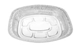 Large Oval-Shape Disposable Roaster Pan -  Case of 25 - #40010