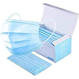 Box of 50 Disposable 3 layer one time use face masks