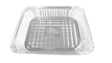 Disposable Half Size Foil Steam Table Pan - Medium Depth - Case of 100 - #4255