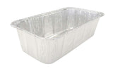 2 lb. Disposable Aluminum Loaf Pan - Case of 500 - #5100NL