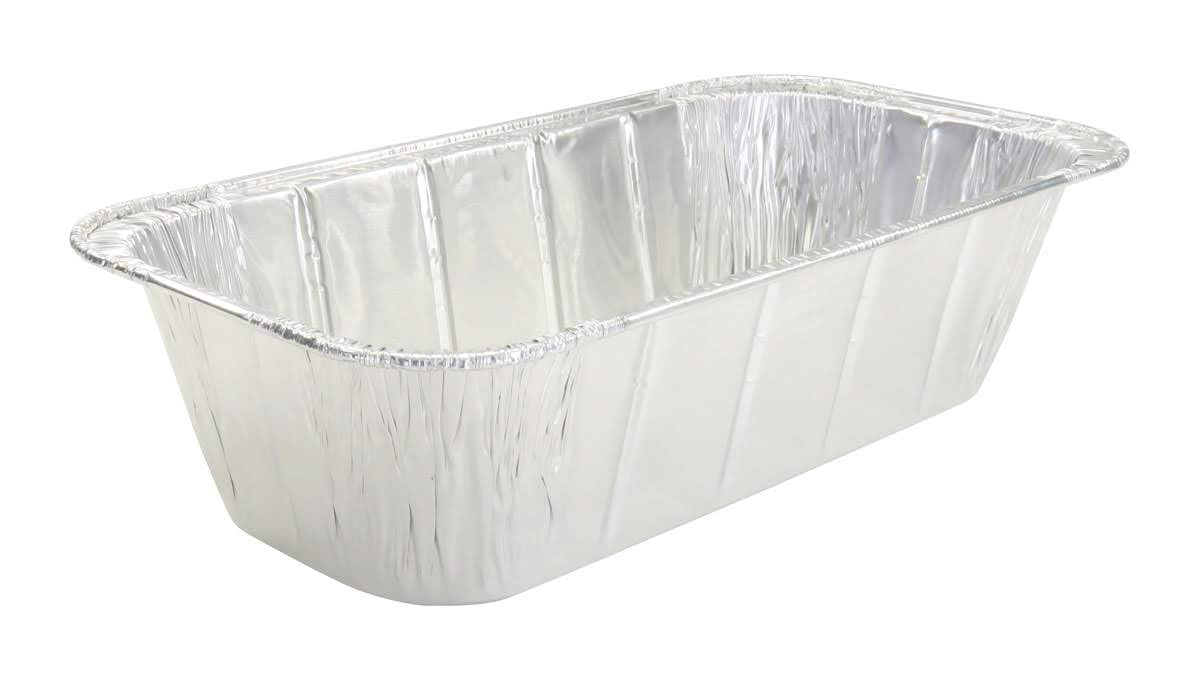 Disposable Foil 5 lb. Loaf Pan or ⅓ Size Steam Table - Case of 100- #5200