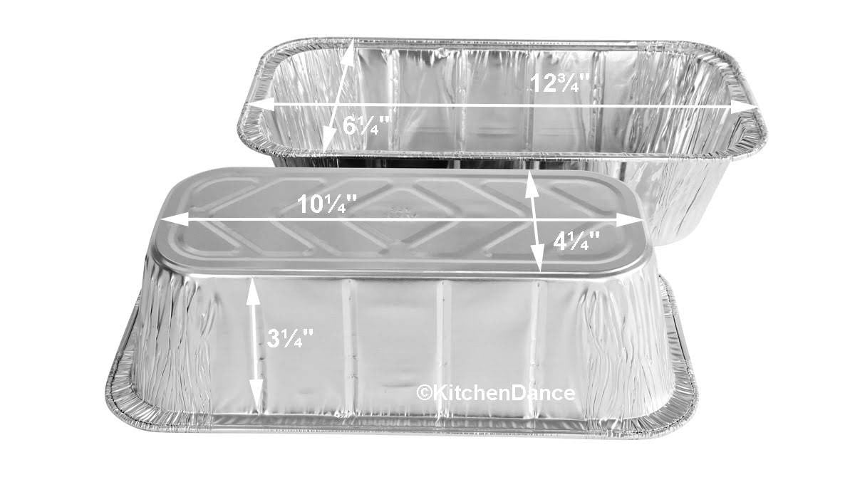 Disposable Foil 5 lb. Loaf Pan or ⅓ Size Steam Table - Case of 200- #5200