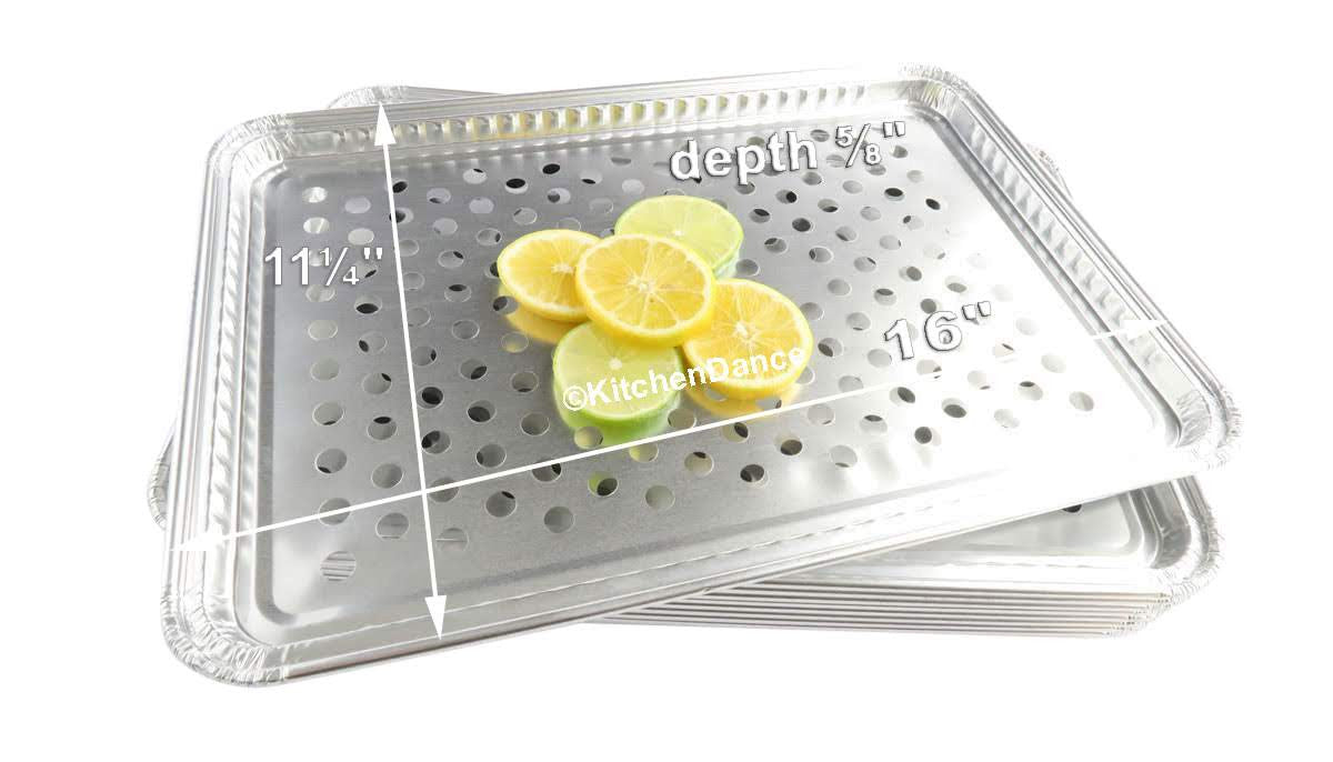 Disposable Aluminum Grill Topper Pans - Case of 200  #7200