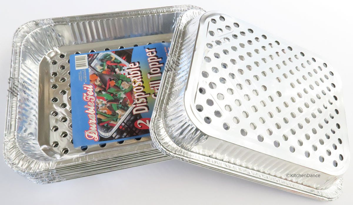 Disposable Aluminum Foil BBQ Grill Wok Pans - Case of 120 - #75600W