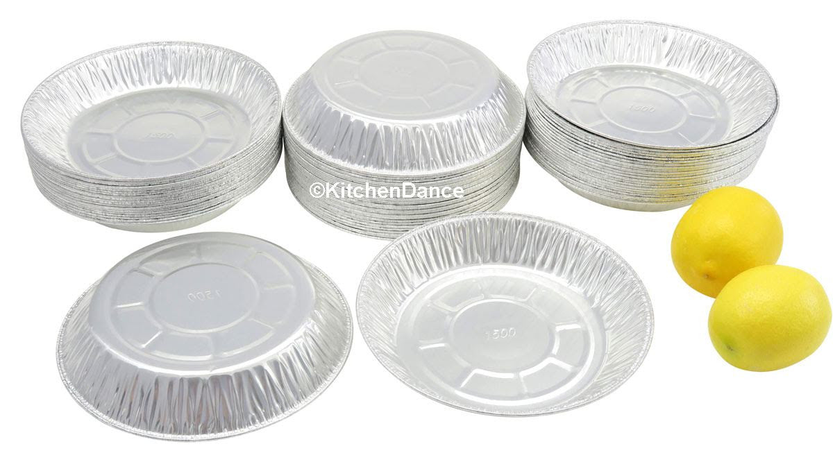 7" Light-Aluminum Disposable Foil Pie Pan - Case of 1000  #A1500