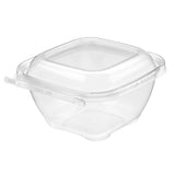 Safe-T-Chef 5 x 5 Tamper evident & tamper resistant microwaveable clamshell, 24 oz. - Case of 240