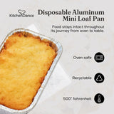 1 lb.  Aluminum Mini Loaf Pan - Case of 200  #5000NL