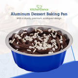 8 oz. Round Disposable Aluminum Foil Colored Dessert Pan - Case of 1000- #A8NL