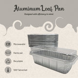 1½ lb. Foil Loaf Pan with Clear Dome Lid - Case of 500 - #208P