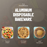 7" Individual Size Foil Pizza or Cookie Pans - Case of 250 - #WE50