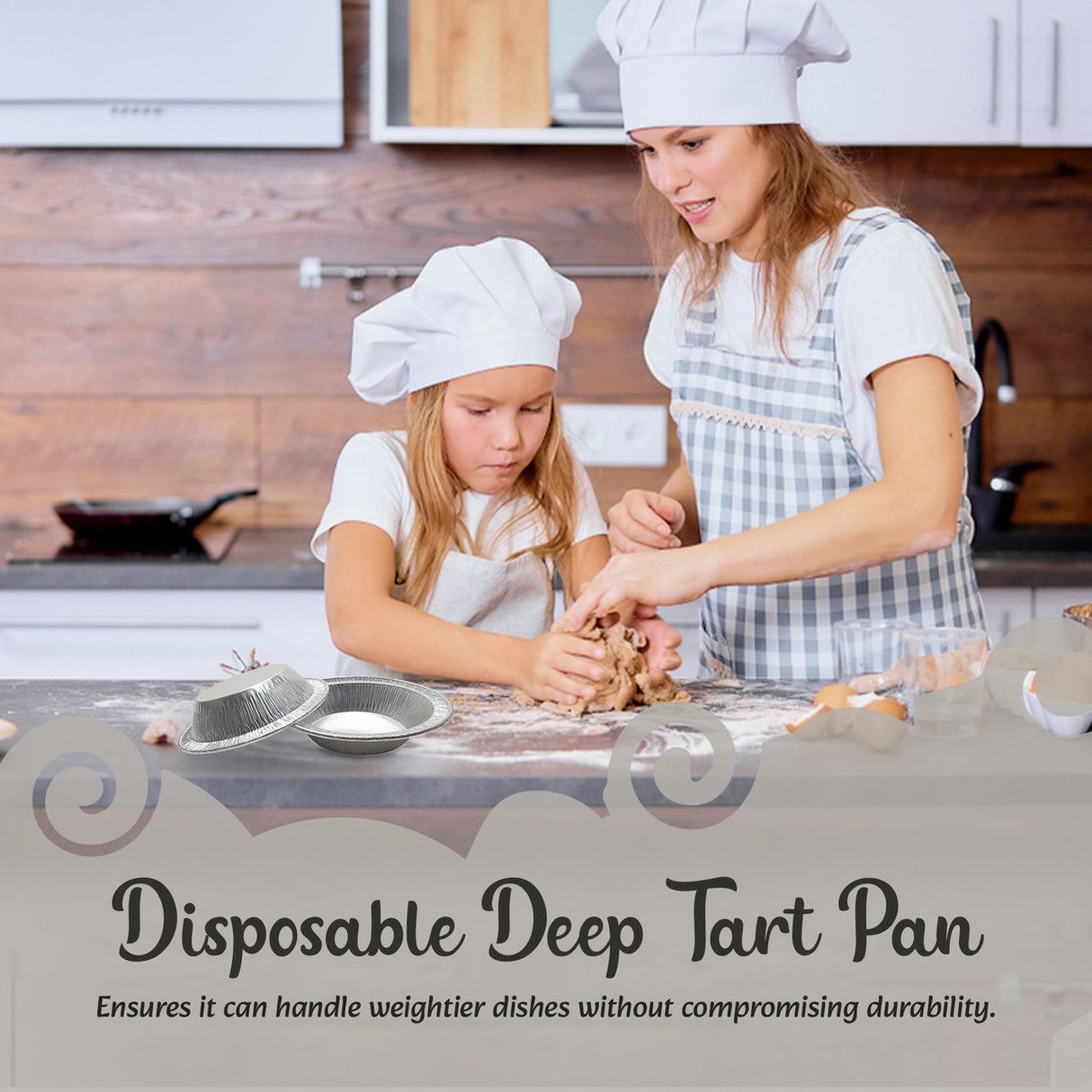 D & W Fine Pack 4½" Disposable Foil Tart/Pie Pan  - Case of 2000  #475