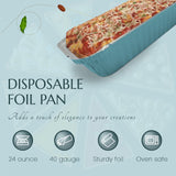 1½ lb. Shallow Oblong Foil Pan w/ Plastic Lid - Case of 1000  #6417P