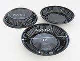 10" Plastic Pie Container - Low Dome Lid - Case of 160 - #WJ44