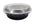 8 oz. Smoothwall Colored Disposable Foil Pan with Snap-on Plastic Lid - Case of 1000 - #A42P