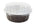 8 oz. Round Colored Disposable Foil Pan with Snap-on Plastic Lid - Case of 1000 - #A8P