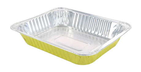 Half Size Colored Disposable Steam Table Pans - Case of 200  #53900