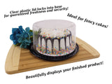 8" Cake Container for 2-3 layer cakes - Case of 160- #WG23